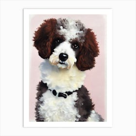 Poodle 3 Watercolour Dog Art Print