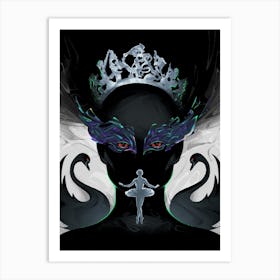 Black Swan Portman Art Print