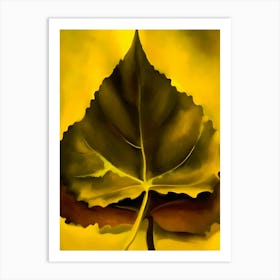 Georgia O'Keeffe - Grey and Brown Leaves, 1929 Art Print