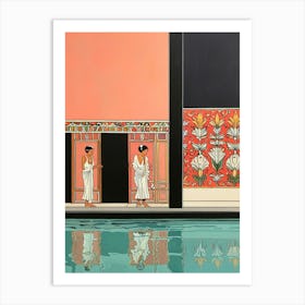 Egyptian Baths Art Print