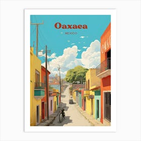 Oaxaca Mexico Colorful Modern Travel Art Art Print