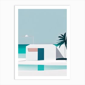 Turks And Caicos Islands Simplistic Tropical Destination Art Print