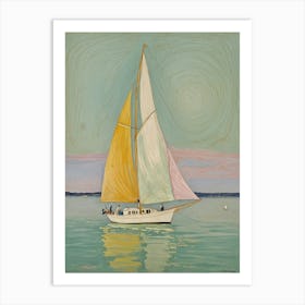 Sailboat in Solitude Art Print