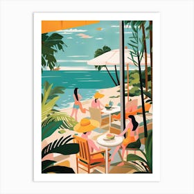 Phu Quoc, Vietnam, Graphic Illustration 4 Art Print