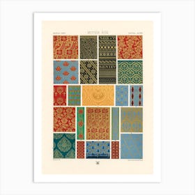 Middle Ages Pattern, Albert Racine 3 Art Print