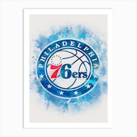 Philadelphia 76ers 3 Art Print