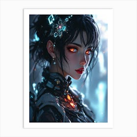 Anime Girl 1 Art Print