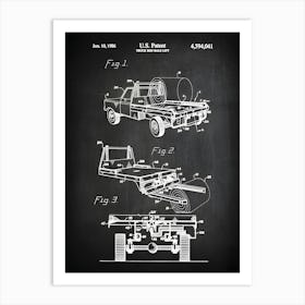 Farm Print Hay Bale Transport Farm Art Hay Bale Farm Machine Farming Decor Farm Decor, Farm Patent, Farm Art, Farm Poster Ca0411 Art Print