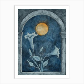 Moonlight In The Window 2 Art Print