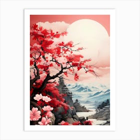 Asian Landscape Art Print