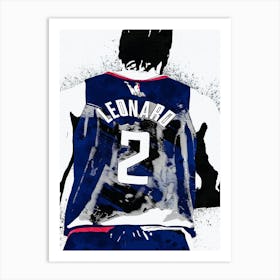 Kawhi Leonard La Clippers 2 Art Print