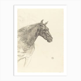 Old Horse (Le Vieux Cheval), (1897), 1, Henri de Toulouse-Lautrec Art Print