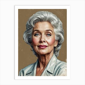 Jane Fonda 1 Art Print