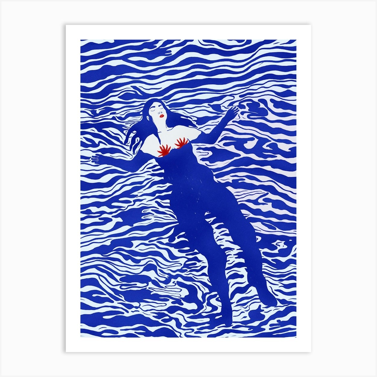Starfish Art Print by Jotadejai