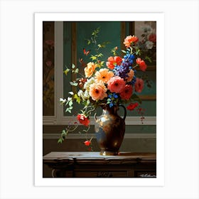 Flowers In A Vase 13 Art Print