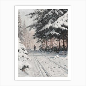 Winter'S Walk 1 Art Print