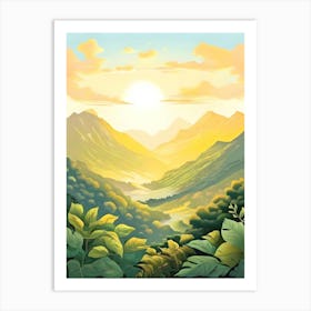 Landscape In The Mountains 1 Art Print