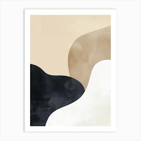 Eclipsed Calm Minimalist Style Art Print