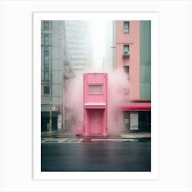 Pink House In Tokyo Art Print