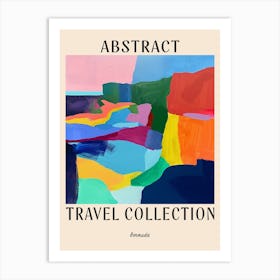 Abstract Travel Collection Poster Bermuda 5 Art Print