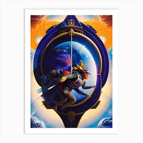 Galaxy Games Art Print