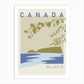 Locations Canada Art Print