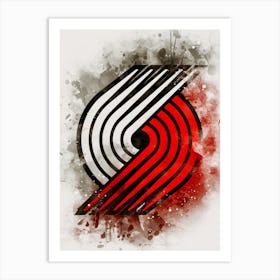 Portland Trail Blazers 3 Art Print