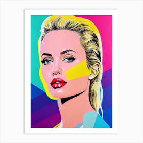 Angelina Jolie Pop Movies Art Movies Art Print