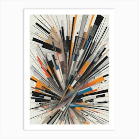 Abstract Explosion Art Print