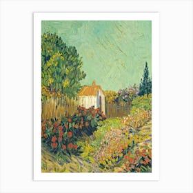 Landscape, Vincent Van Gogh 1 Art Print