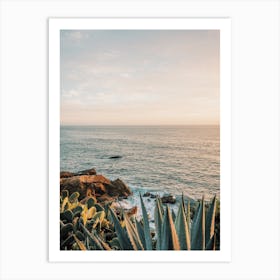 Malibu Ocean Sunset Art Print