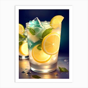 Iced Lemonade 4 Art Print