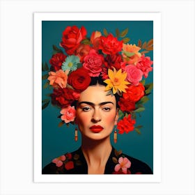 Frida Kahlo Gifts Surreal Portrait Art Print