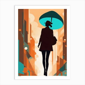 Storm Of Shrooms Art Print