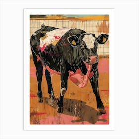 Cow Illustration 1 Art Print