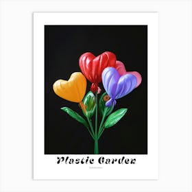 Bright Inflatable Flowers Poster Bleeding Heart 4 Art Print