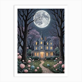 Haunted no2 Art Print