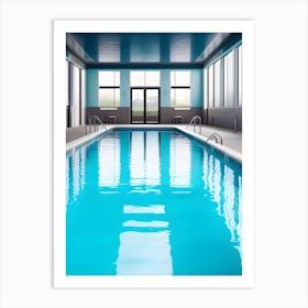 Indoor Swimming Pool Art Art Print