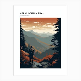 Appalachian Trail Usa 4 Hiking Trail Landscape Poster Art Print