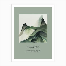 Landscapes Of Japan Mount Hiei Art Print