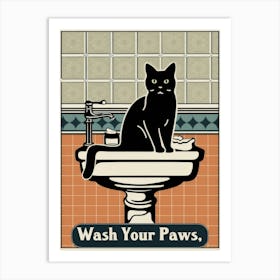 Wash Your Paws 19 Art Print