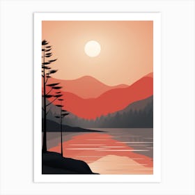 Minimalist Landscape 5 Art Print