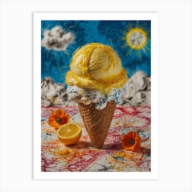 Ice Cream Cone 54 Art Print