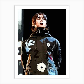 liam gallagher oasis britpop music band 8 Art Print