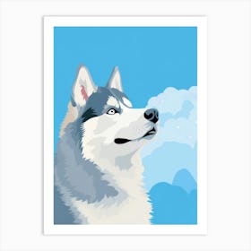 Siberian Husky Art Print