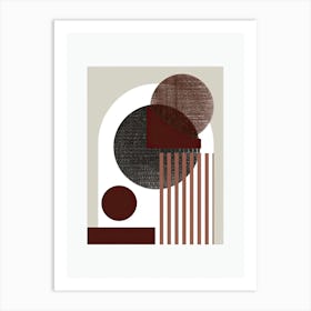 Helsinki Modern Curves Minimalist Bauhaus Art Print