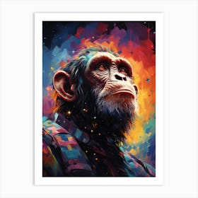 Chimpanzee 2 Art Print