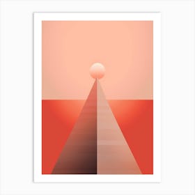 Minimalist Geometry Abstract Illustration 26 Art Print
