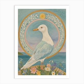 Summer Seagull Art Print