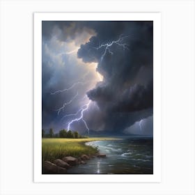 Lightning Storm 4 Art Print